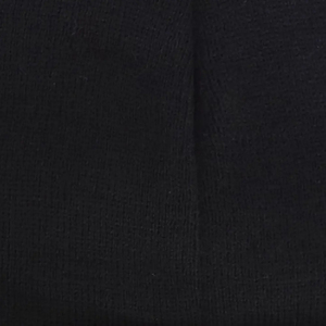 Unisex Black Beanie Hat with Blue Stripe Knit <b>Winter</b> <b>Cap</b> Casual Headwear for Adults 56-58CM - Product Image 4