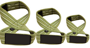 Sangles de musculation en forme de 8 avec support de poignet rembourré pour entraînement de force, soulevé de terre, haltères et barres - Product Image 4