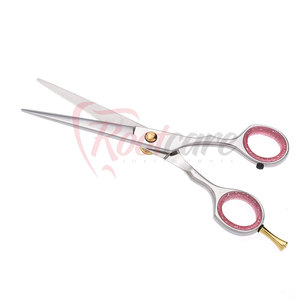 Premium Quality Stainless Steel Barber <b>Scissors</b> Sharp Edge Professional Hair Salon <b>Left</b>-<b>Handed</b> Foldable Long Handle ROOTCARE - Product Image 2