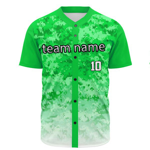 Camiseta de béisbol de alta calidad con sublimación digital personalizada, diseño personalizado, talla grande. - Product Image 5