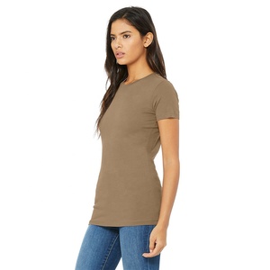 เสื้อทีเชิ้ตสำหรับผู้หญิงแบบคอกลมระบายอากาศเข้ารูปลายก้อนกรวดเบลล่าผ้าแคนวาสสำหรับผู้หญิง - Product Image 1