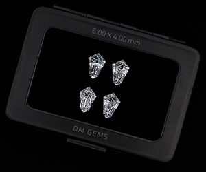 Diamante CVD de Corte Escudo Premium de 6.0 x 4.0 mm, Cultivado en Laboratorio, para la Fabricación de Joyas, Venta al por Mayor de Anillos y Colgantes de Diamantes Sintéticos con Corte Escudo - Product Image 2