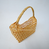 Panier de rangement en bambou naturel tissé à la main, écologique, style antique, personnalisable pour fruits/œufs, décoration de cuisine et de maison
