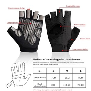 Heavy Duty Weightlifting <b>Gloves</b> with Wrist Support Gym Workout <b>Gloves</b> Non Slip Breathable Fitness Training Bodybuilding Gear - Product Image 5