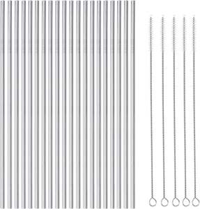 Wholesale Bold Blossom BB0020101 Classic Stainless Steel <b>Reusable</b> Drinking <b>Straw</b> Customized Logo Biodegradable Food Grade - Product Image 1