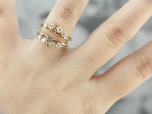 Round Cut Moissanite Engagement <b>Ring</b> 925 Sterling <b>Silver</b> Pave Band <b>Solitaire</b> <b>Ring</b> Luxury Diamond Look Bridal Jewelry - Product Image 6