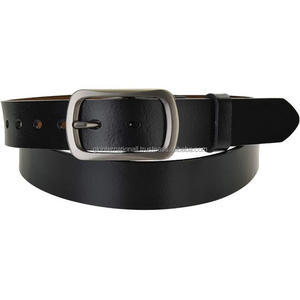 Ceintures de luxe en cuir de vache pour hommes, nu-pieds personnalisés, en laiton, avec boutons de pression pour le réglage de la boucle, vente en gros - Product Image 1