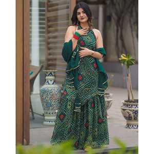 ชุดเสื้อผ้าเวนา กรีน บันเดจ ซัลวาร์ คามีซ ไซส์ XS - Product Image 5