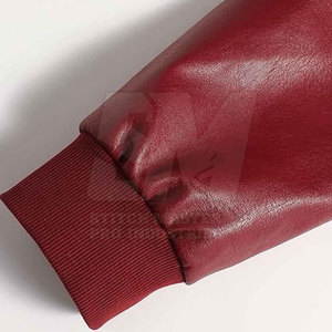 Customized Design Your Own Men's Winter Plus Size Leather <b>Racer</b> <b>Jacket</b> High Quality Breathable Fabric with Custom Colors & Logo - Product Image 6