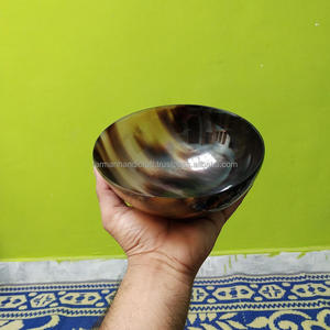 ชามสลัดทำมือจากเขาควายธรรมชาติ ชามเสิร์ฟตกแต่งขนาดใหญ่สำหรับห้องครัวและห้องรับประทานอาหาร ราคาประหยัด - Product Image 3