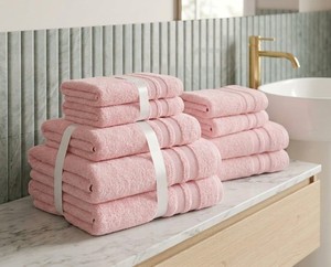 Modern Style Bathroom <b>Towels</b> Premium Cotton Soft Absorbent <b>Towels</b> Stylish Cotton <b>Bath</b> <b>Towel</b> <b>Set</b> Trendy Bathroom Decor <b>Towels</b> - Product Image 1