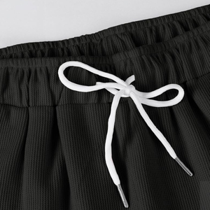 Pantalon décontracté taille haute de haute qualité pour femme, couleur unie, services OEM, streetwear pour femme, coupe ample, pantalon baggy pour femme - Product Image 6