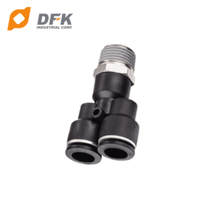 Conexiones Neumáticas en Forma de Y DFK EPX10 Macho, Presión de 0~1.1Mpa, Temperatura de Funcionamiento de -10~60C, 0.0401kg - Product Image 2