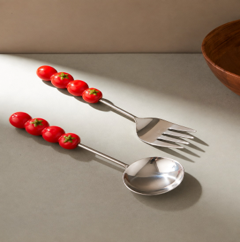 Cuchara para servir tomate - Juego de cubiertos de lujo dorados, cucharas pequeñas para helado, juego de cubiertos para postre para restaurante y cafetería. - Product Image 2