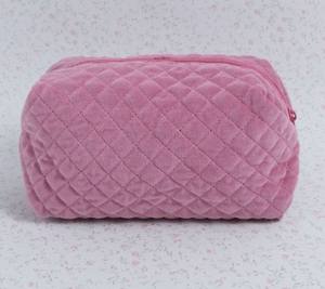 Pochette en tissu éponge de polyester avec fermeture éclair et style classique - Product Image 2