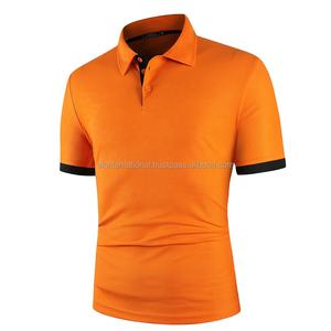 Chemise de golf pour homme à manches courtes, vintage, séchage rapide, en toile de coton/élasthanne, avec logo personnalisé, qualité OEM, en stock - Product Image 2