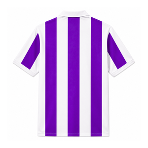 Camiseta de fútbol personalizada del Consejo NCNW, manga corta, con logo, rayas moradas y blancas, de poliéster, para mujer - Product Image 3
