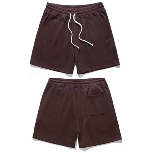 Shorts de sport en satin pour hommes avec logo personnalisé, 100 % coton, taille élastique, décontractés, pour la gym, imperméables, respirants, vente en gros, OEM, ODM, mode - Product Image 2
