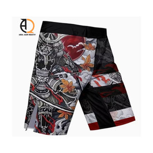 Pantalones Cortos de MMA, Ajustados y Elásticos, para Entrenamiento de Lucha y Gimnasio - Product Image 1