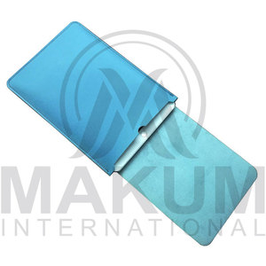 Funda de piel auténtica para portátil con bordes cosidos para MacBook y otros portátiles - Product Image 2