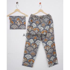 Pijamas de Manga Larga 100% Algodón para Mujer, Estampado Floral, Cintura Elástica, Suaves, Transpirables, de Secado Rápido, Conjunto de Pijama para Verano - Product Image 3