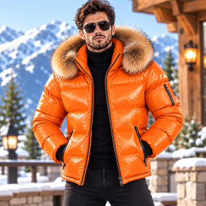 Chaqueta de Cuero con Capucha para Hombre, Transpirable, Informal, de Verano, Estilo Puffer, Giacca Pelle Uomo |   Chaqueta de Cuero |   Chaqueta de Cuero para Hombre |   Chaqueta de cuero - Product Image 6