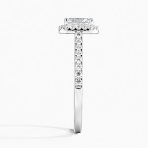 Bague SOJ 08 en argent 925 avec coupe Asscher, ornée d'un halo de diamants Odessa, 2 carats, couleur D, VVS1, moissanite certifiée GRA, prix bas - Product Image 3