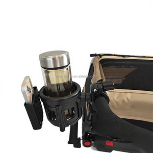 3-in-1 Cup Holder & Phone Stand with Clamp Set for Wheelchairs/Strollers/Senior Chairs/Trailer Lightweight Durable - Product Image 3