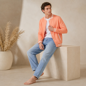 Premium varsity outerwear delivering soft inner comfort and durable fashionable construction for stylish urban daily outfit wear - Product Image 5