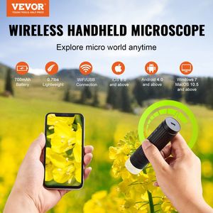 50X-1000X ไร้สายกล้องจุลทรรศน์ดิจิตอล Wi-Fi 1080P HD แบบพกพาแว่นขยายเหรียญขนาดเล็กปรับขาตั้งได้ใช้ได้กับ iPhone - Product Image 2