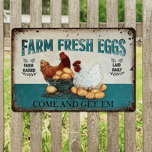 CIFbuy Plaque murale vintage rustique en aluminium 8x12 pouces, motif poulet de ferme, pour décoration murale en bois (TikTok pour service de sélection Temu) - Product Image 5