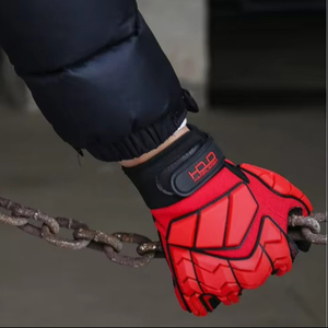 Vantrex Industries PRI Prêt à expédier, protection contre les chocs en TPR, rembourrage SBR, résistance aux vibrations, sécurité au travail, mécanicien, rouge, spandex - Product Image 4