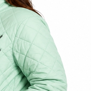 Chaqueta acolchada informal para mujer, estilo diario, con cremallera frontal, cuello alto, ropa acolchada informal - Product Image 6