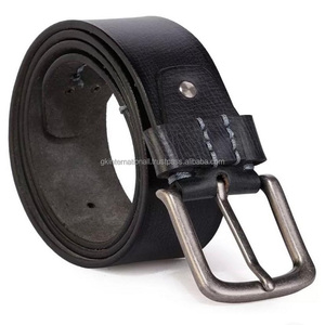 แฮนด์เมดที่กําหนดเองพรีเมี่ยมเต็มเมล็ดผู้ชายหนังวัวเข็มขัดหนังแท้ผู้ชายลําลองสําหรับผู้ชายที่อุปทานขายส่ง - Product Image 3