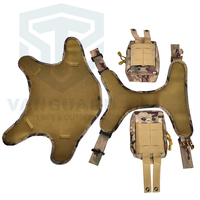 Harnais tactique personnalisé pour chien de service, gilet de camouflage réglable et robuste avec pochette de rangement pour l'entraînement