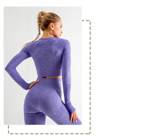 Service OEM, Nouveauté, Dernier design, Ensemble de yoga pour femmes, Ensemble de yoga pour femmes de haute qualité, Ensemble de yoga pour femmes en gros avec logo personnalisé - Product Image 1