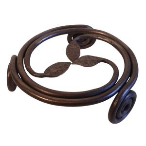 Juego de 2 salvamanteles de aluminio con acabado plateado antiguo, resistentes al calor, para uso en el hogar y restaurantes. - Product Image 2