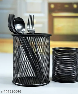 Portalápices de malla metálica para el espacio de trabajo - Product Image 3