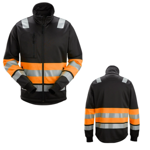 OEM Support Customised <b>Waterproof</b> Hi Vis Clothing Soft-shell <b>Work</b>-wear Windproof Safety Security Reflective Tape Jackets - Product Image 5