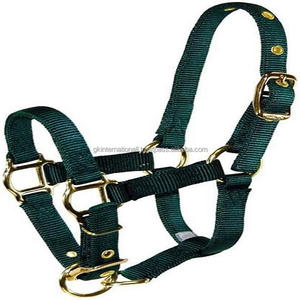 Cabestro de caballo de nailon de diseño personalizado OEM de alto acabado de larga duración en muchos colores y tamaños personalizados con herrajes de níquel - Product Image 6