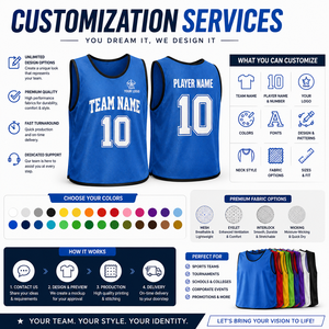 Custom Summer Printed Football <b>Training</b> Pinnies Mesh Soccer Practice <b>Bib</b> Team Scrimmage Vest - Product Image 3