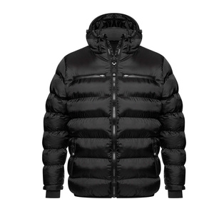 Chaquetas Acolchadas Brillantes de Moda de la Mejor Calidad, Chaqueta de Plumón para Invierno, Chaqueta de Nylon con Cierre para Hombre - Product Image 4