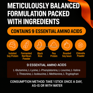 ผงเอนไซม์จากธัญพืชหมัก OEM ผสมข้าวคอราซาน 30 ซอง แท่งช่วยย่อยอาหารจากธรรมชาติสำหรับผู้ใหญ่ อายุการเก็บรักษา 24 เดือน - Product Image 5