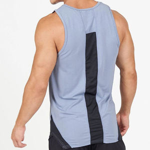 Camiseta Deportiva de Gimnasio para Hombre, de Algodón y Elastano, con Logotipo Personalizado, Transpirable, Tejida, para Entrenamiento Atlético - Product Image 2