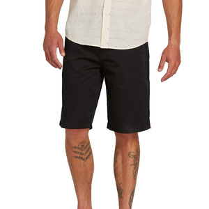 Shorts cargo décontractés pour hommes, taille élastique, 100 % coton, taille mi-haute, avec imprimé lettres et broderie appliquée - Product Image 5