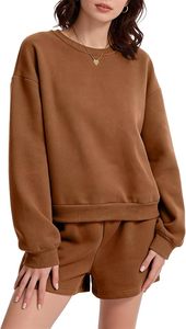 New Fashion High Street Style 2 Piece Shorts <b>Twin</b> <b>Set</b> Tracksuit Top Selling Breathable Knitted Fleece Sweatshirts & Shorts <b>Sets</b> - Product Image 2