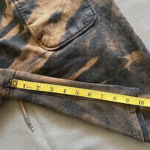 2024 été sur mesure lavage à l'acide Vintage haute rue hommes Shorts solide motif poches décoration fait coton Fitness sport - Product Image 6