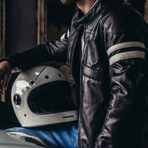 Veste de moto pour homme, bleue, manches longues, respirante, à blocs de couleur, toutes saisons, style adulte - Product Image 5