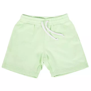 Shorts chauds unis pour hommes 100 % polyester respirant à séchage rapide style décontracté taille élastique tissu peigné logo personnalisable sur le devant - Product Image 2
