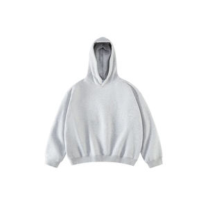 เสื้อฮู้ดดี้ผู้หญิงแบบหนา ทรงหลวม สกรีนโลโก้ได้ สีพื้น ผ้าฟลีซ สำหรับผู้ชายและผู้หญิง ผ้าฝ้าย ทรงโอเวอร์ไซส์ เสื้อฮู้ดดี้ผู้หญิง - Product Image 1